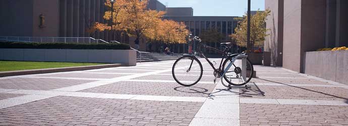 Aerial view of Wright State University Campus