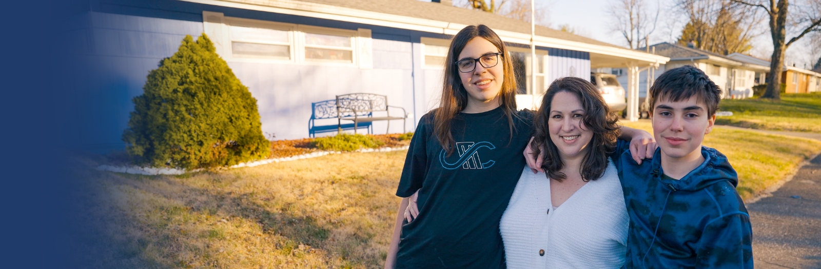 Image of WPCU Member Megan K. and her family