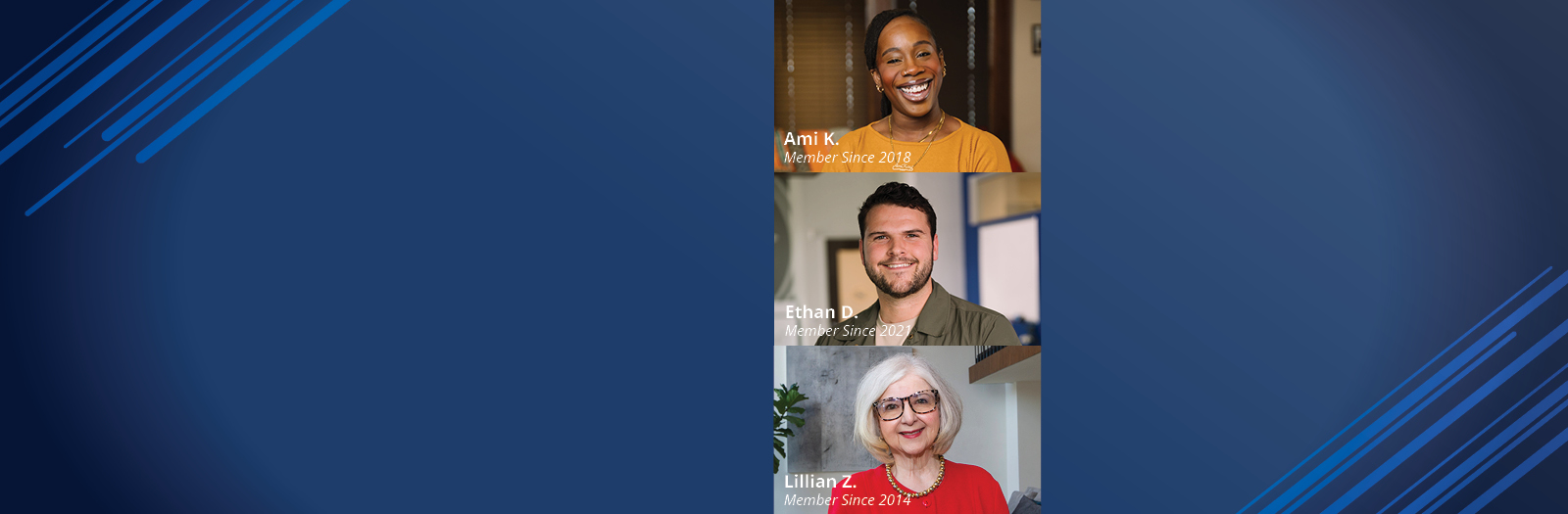 Image of 3 Wright-Patt Credit Union members