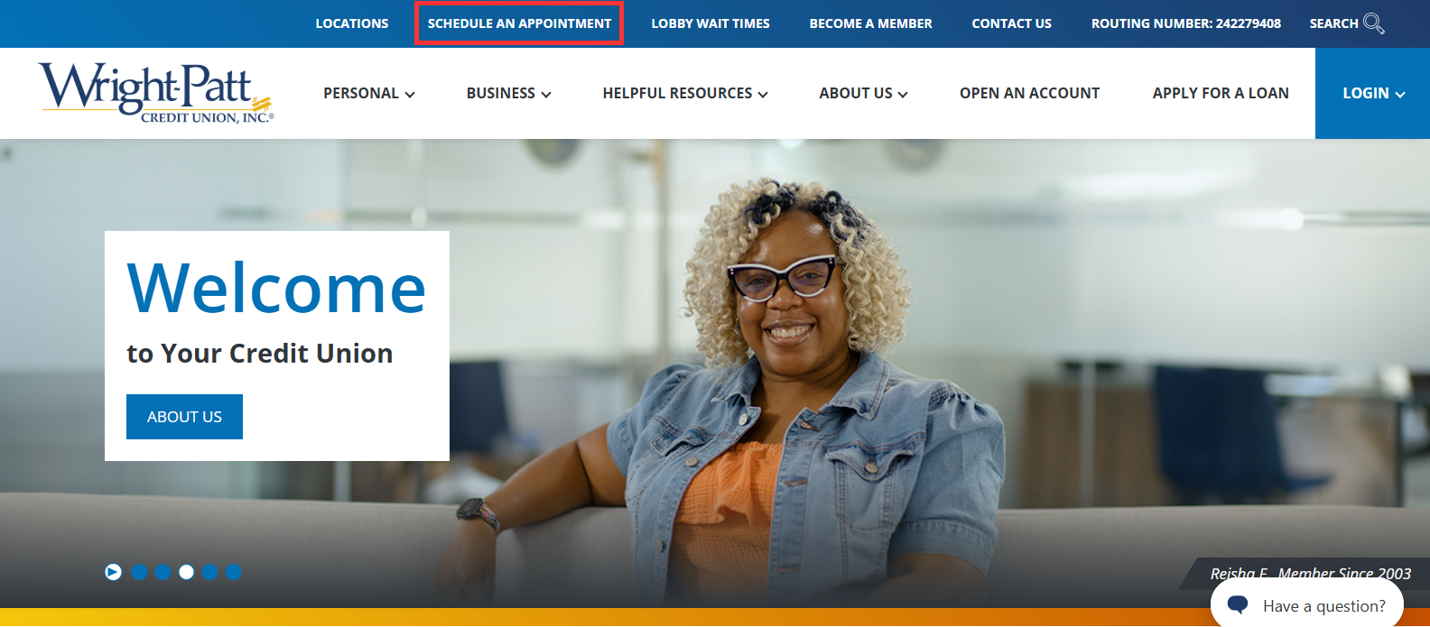Screenshot - Schedule an Appointment
