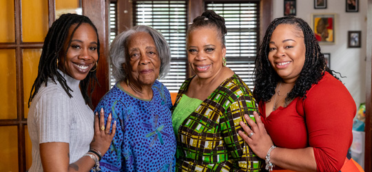 WPCU member with her family