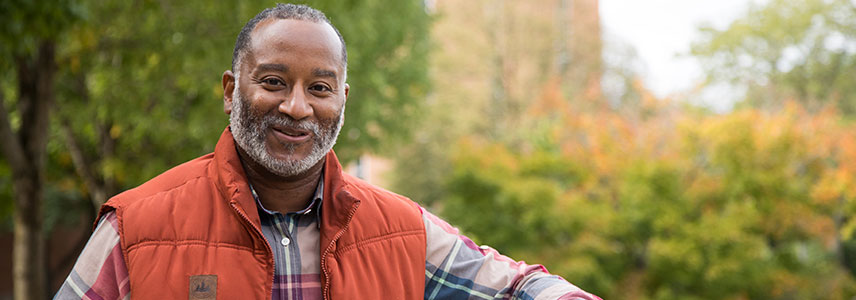 Man standing outside