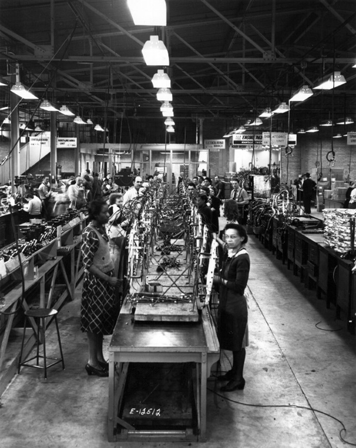 World War II Women Employees recruited by the Air Service Command to fill many critical jobs at the Fairfield Air Depot